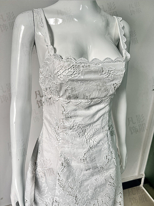 Women's Lace Fit & Flare Mini Dress