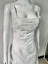 Women's Lace Fit & Flare Mini Dress