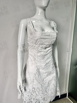 Women's Lace Fit & Flare Mini Dress