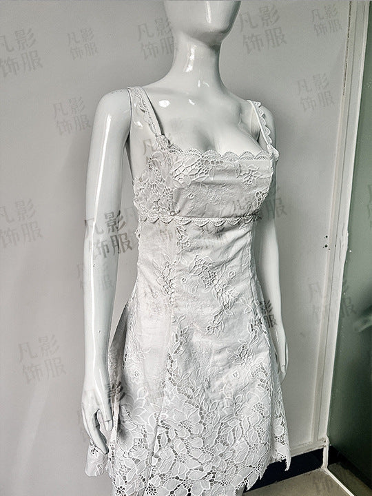Women's Lace Fit & Flare Mini Dress