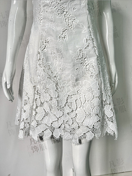 Women's Lace Fit & Flare Mini Dress