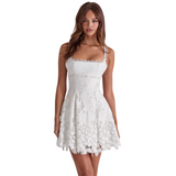 Women's Lace Fit & Flare Mini Dress