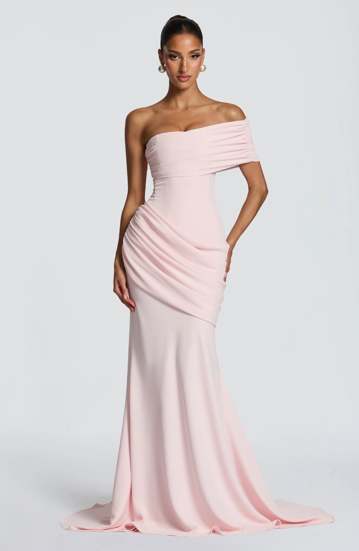 Women's Strapless Mermaid Maxi Dress