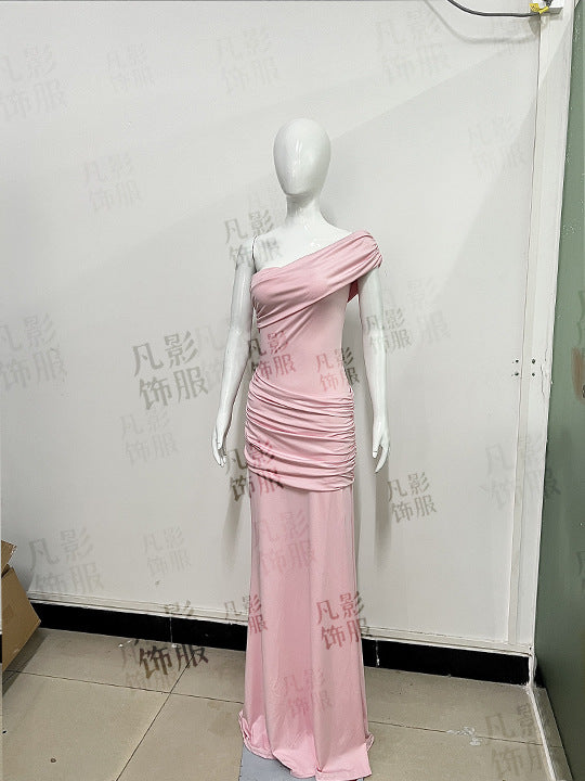 Women's Strapless Mermaid Maxi Dress