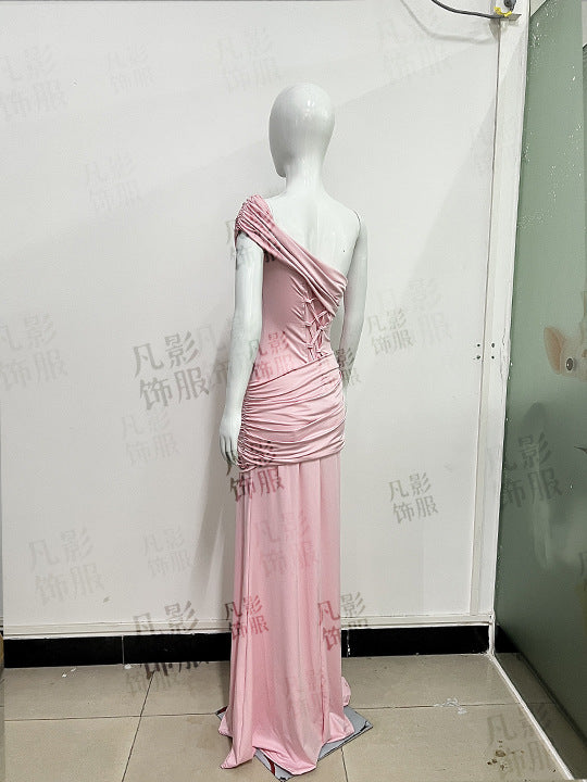 Women's Strapless Mermaid Maxi Dress
