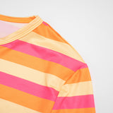 Women's Striped Lounge Shorts Set