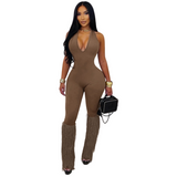 Women's Halter Sleeveless Jumpsuit