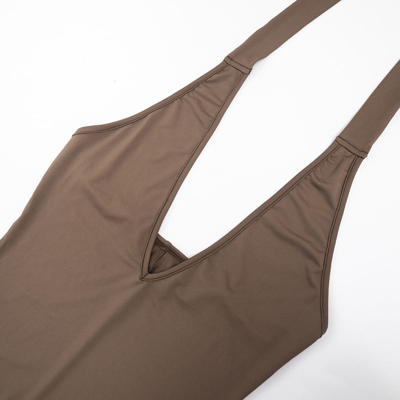 Women's Halter Sleeveless Jumpsuit