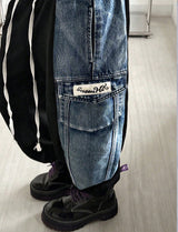 Women's Patchwork Cargo Jogger Pants