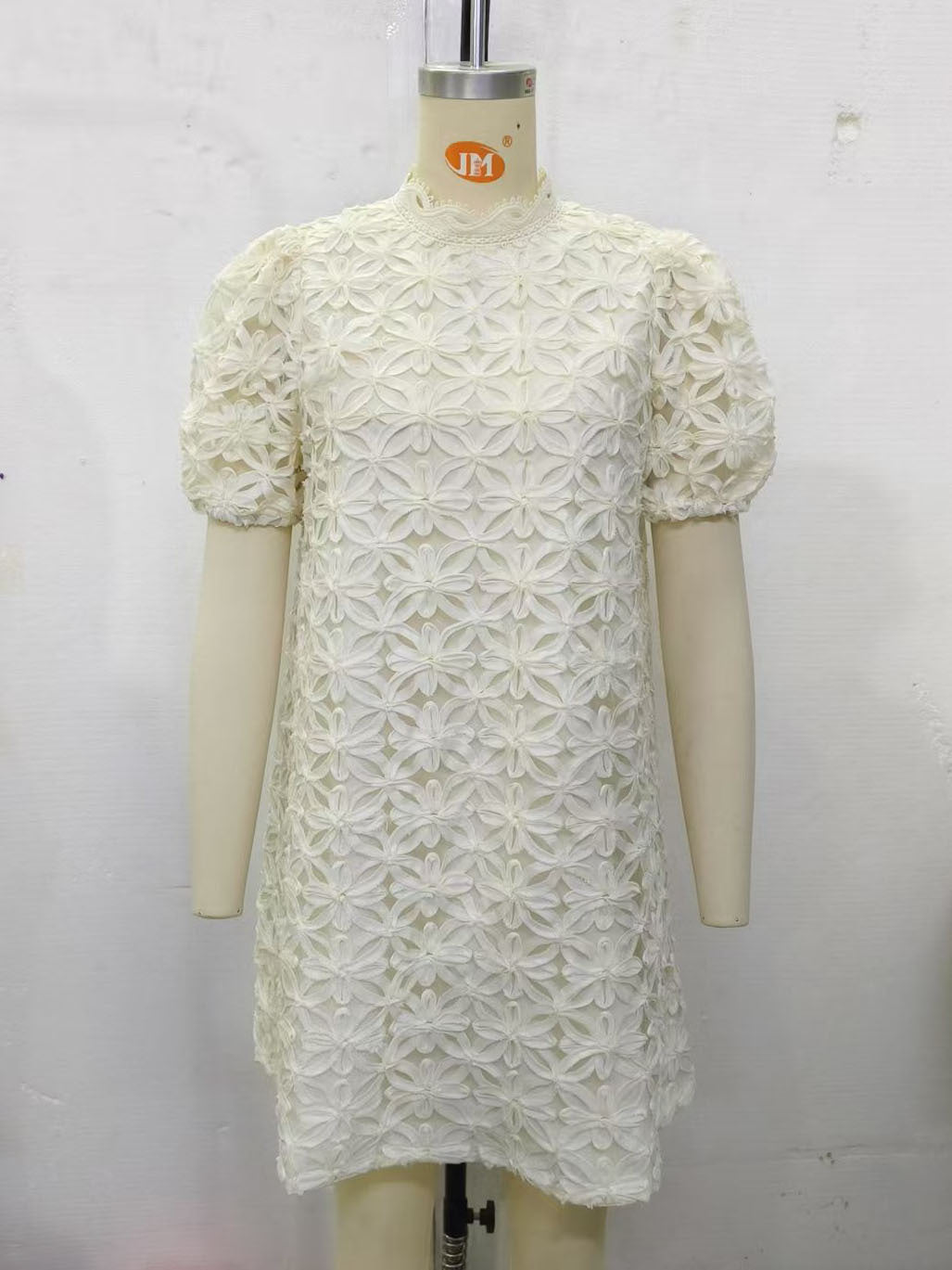 Women's Floral Lace Mini Dress
