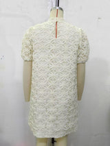 Women's Floral Lace Mini Dress