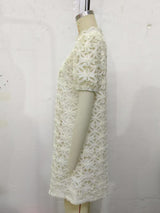 Women's Floral Lace Mini Dress