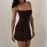 Women's Square Neck Mini Dress