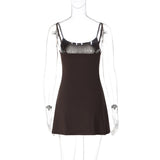 Women's Square Neck Mini Dress