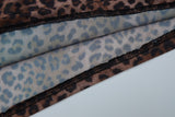 Women's Leopard Halter Mesh Tank Top