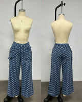 Women's Printed Polyester Wide Leg Pants