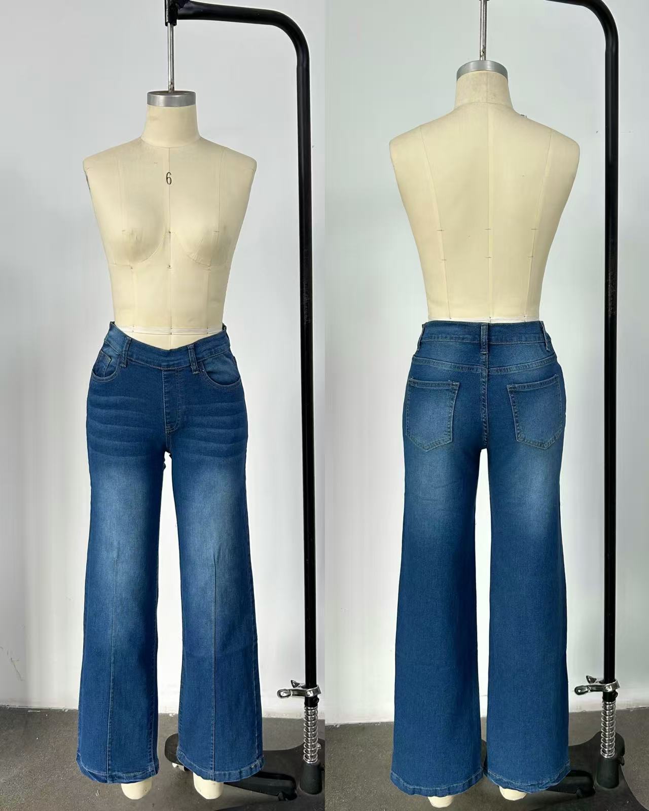 Women's High Waist Wide Leg Jeans