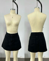 Women's High Waist Denim Mini Skirt