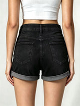 Women's Distressed Denim Shorts