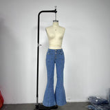 Women's High Waist Flare Jeans