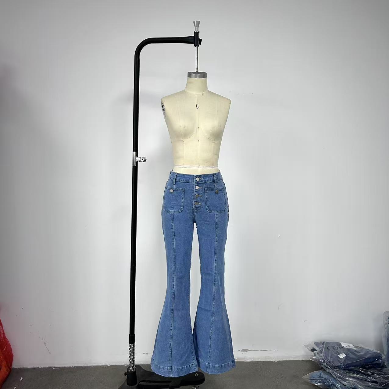 Women's High Waist Flare Jeans