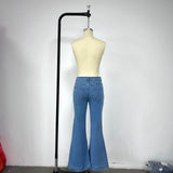 Women's High Waist Flare Jeans