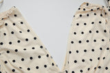 Women's Polka Dot Two Piece Set