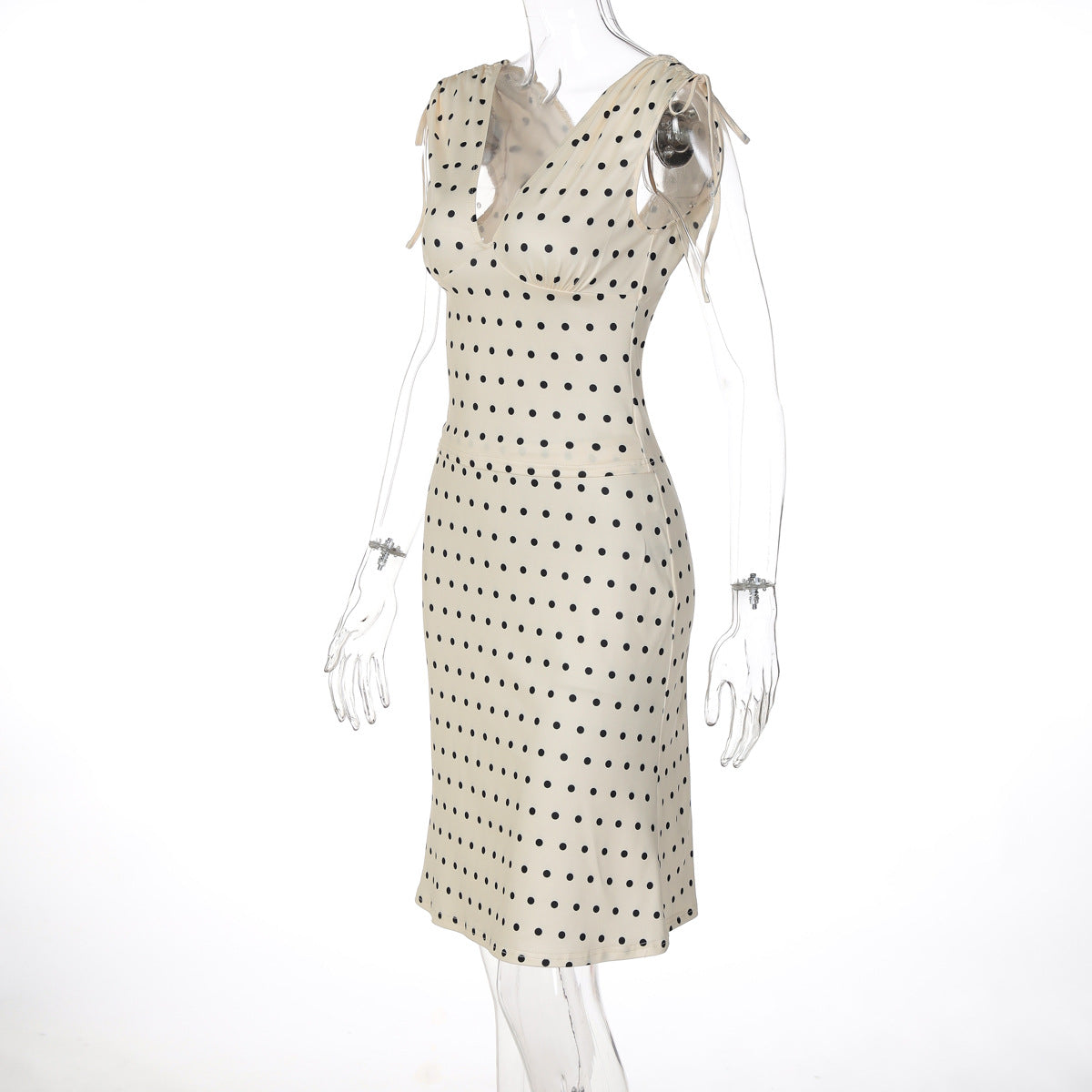 Women's Polka Dot Two Piece Set