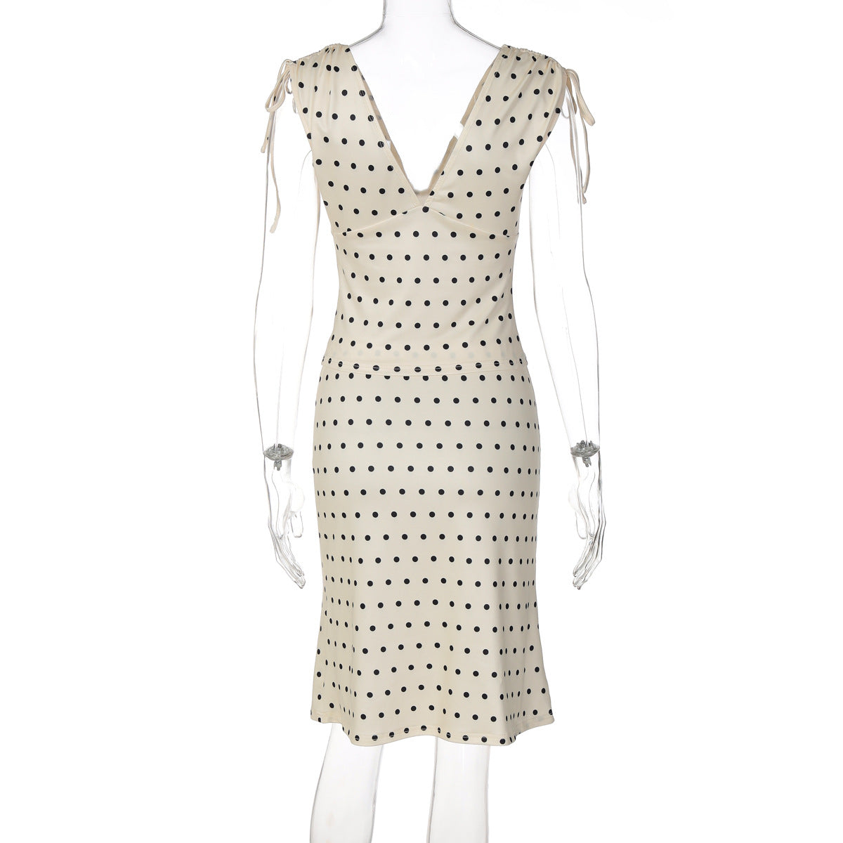 Women's Polka Dot Two Piece Set