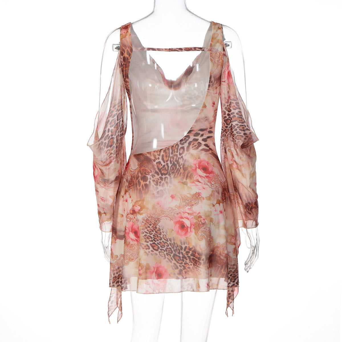 Women's Floral Print Mini Dress