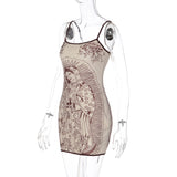 Women's Graphic Print Bodycon Dress