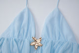 Women's Halter Flare Mini Dress