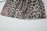 Women's Leopard Print Mini Dress