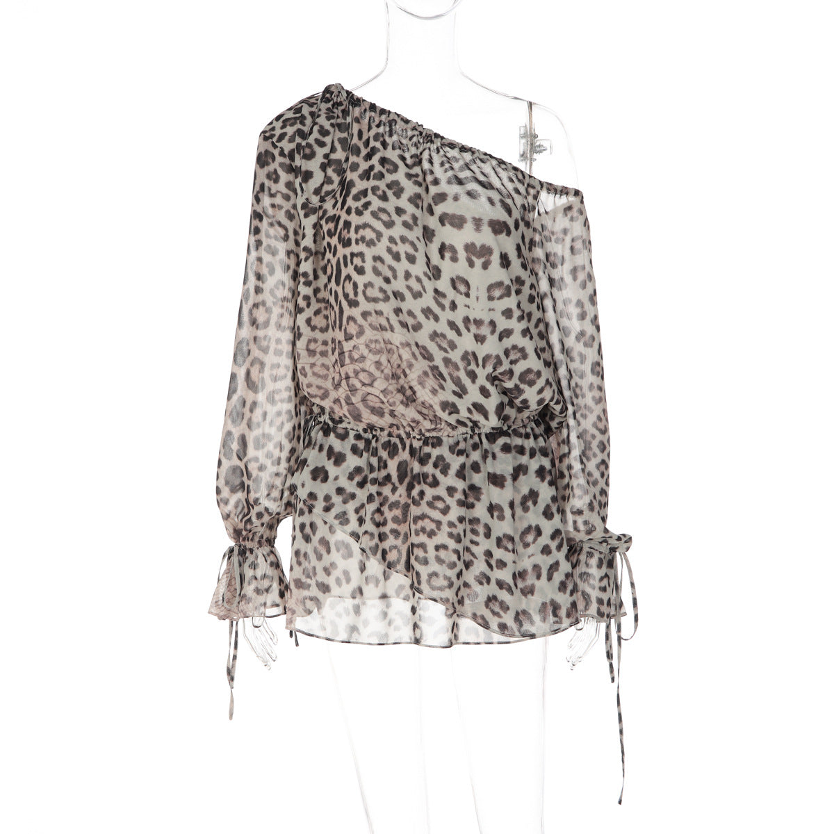 Women's Leopard Print Mini Dress