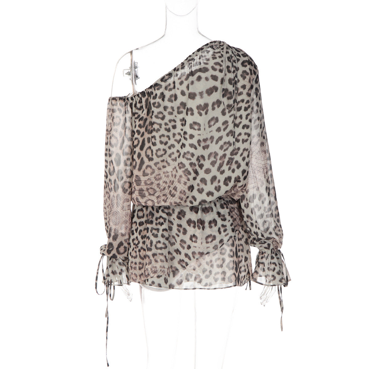 Women's Leopard Print Mini Dress