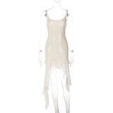 Women's Sequin High Low Mini Dress