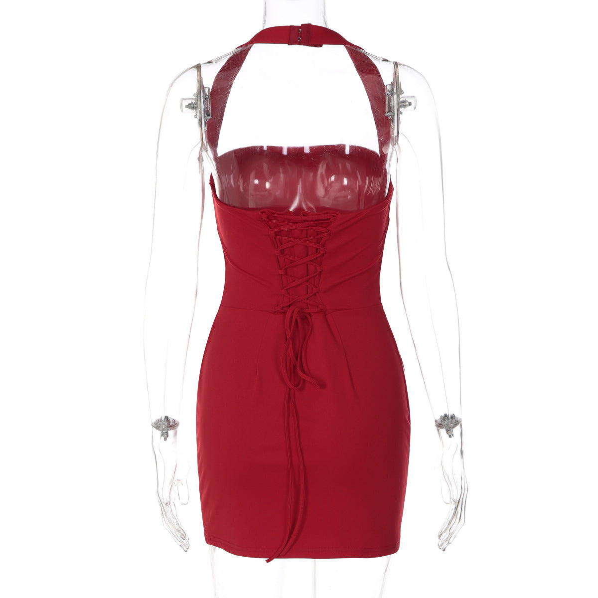 Women's Halter Bodycon Mini Dress