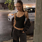 Women's Lace Trim Cami Top
