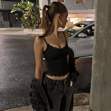 Women's Lace Trim Cami Top