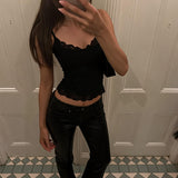 Women's Lace Trim Cami Top