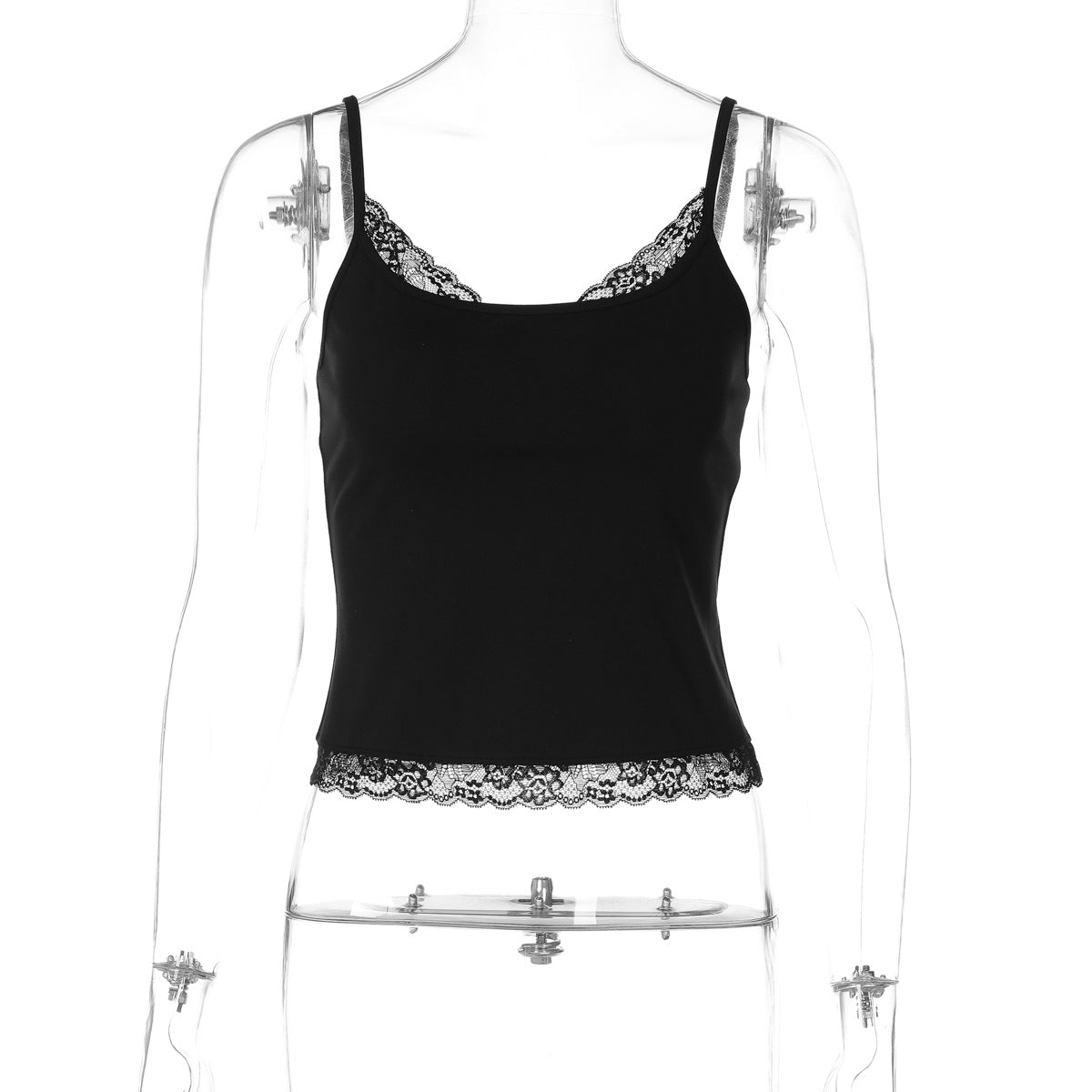 Women's Lace Trim Cami Top