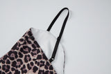Women's Leopard Print Romper