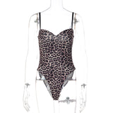 Women's Leopard Print Romper