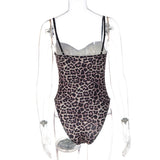 Women's Leopard Print Romper