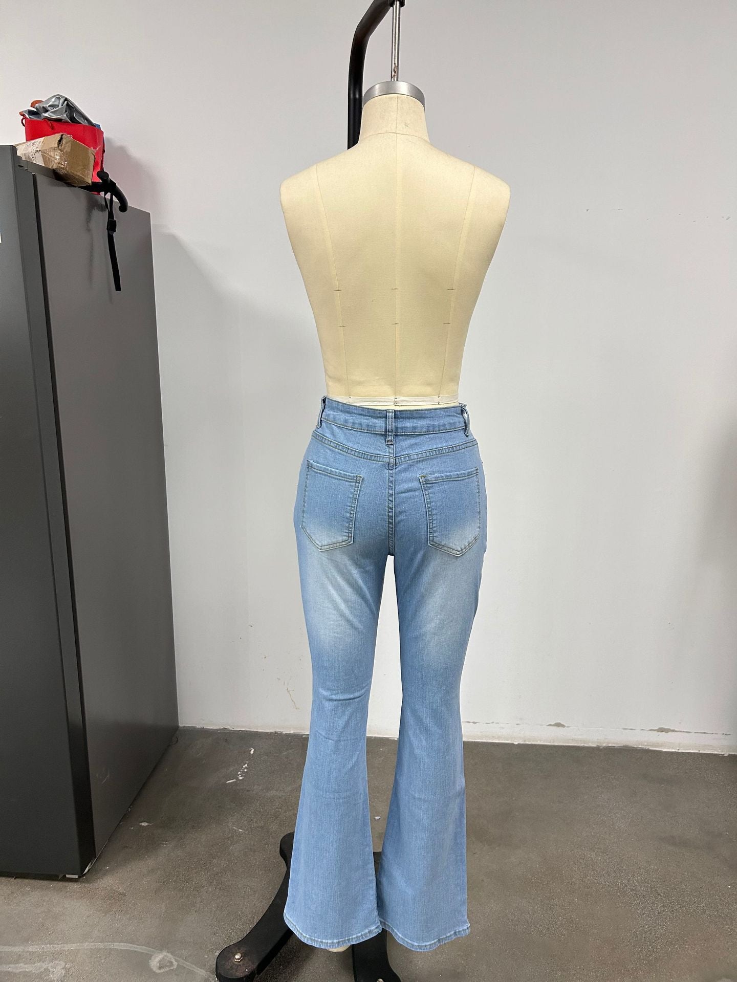 Women's Distressed Flare Jeans