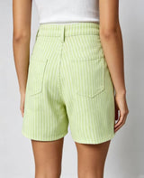 Women's Striped Bermuda Shorts