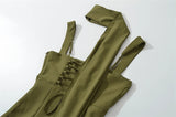 Women's High Slit Evening Maxi Dress
