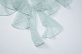 Women's Ruffle Halter Crop Top