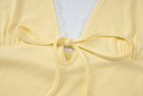 Women's Halter Lace Trim Crop Top
