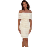Women's Off Shoulder Mini Dress